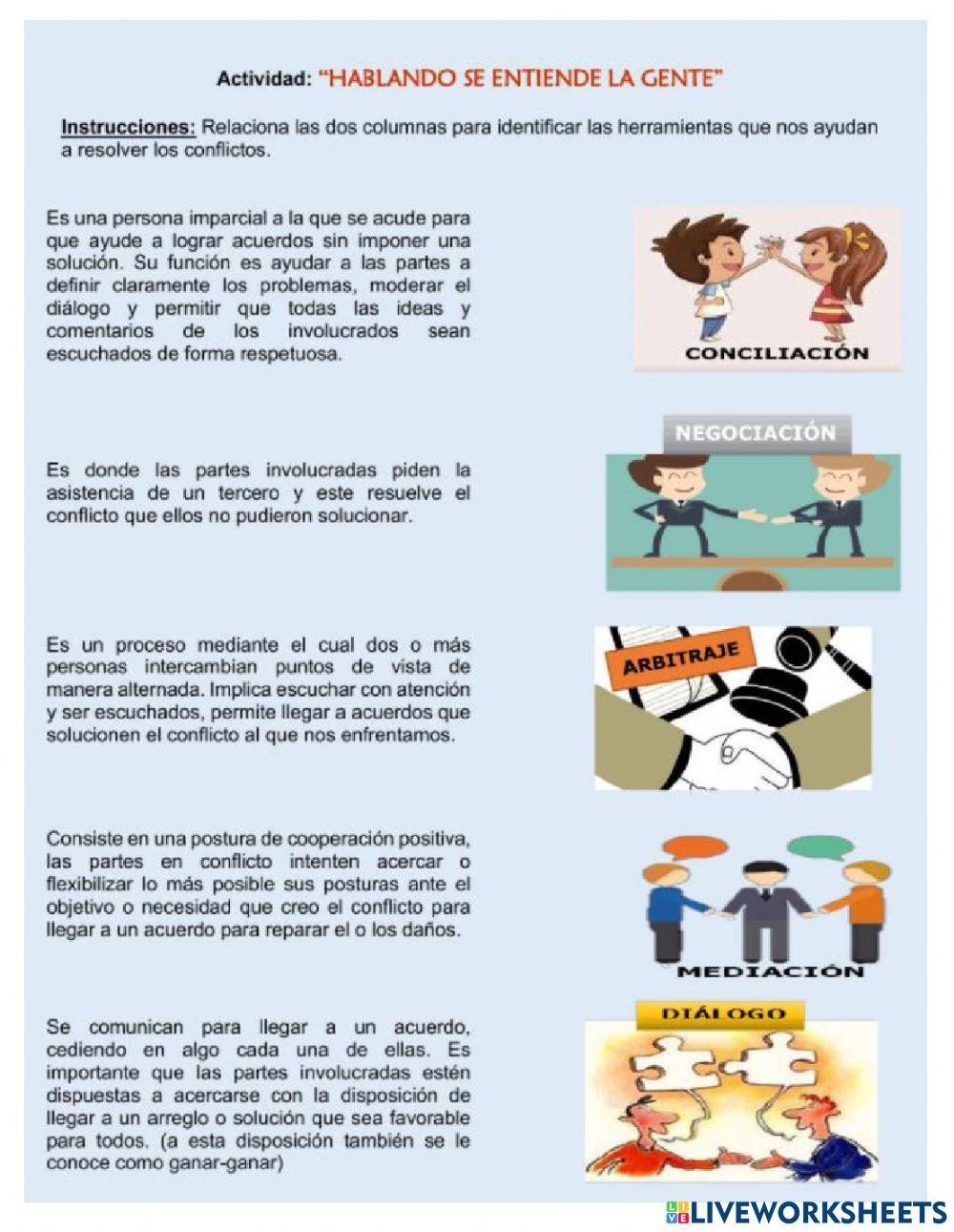 Estrategias para resolver conflictos