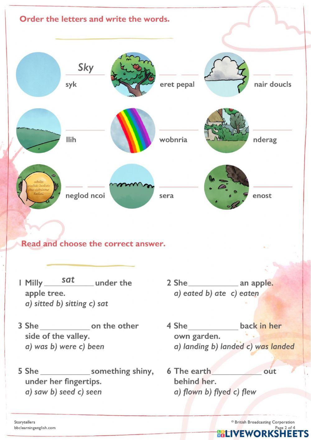 Milly and the rainbow