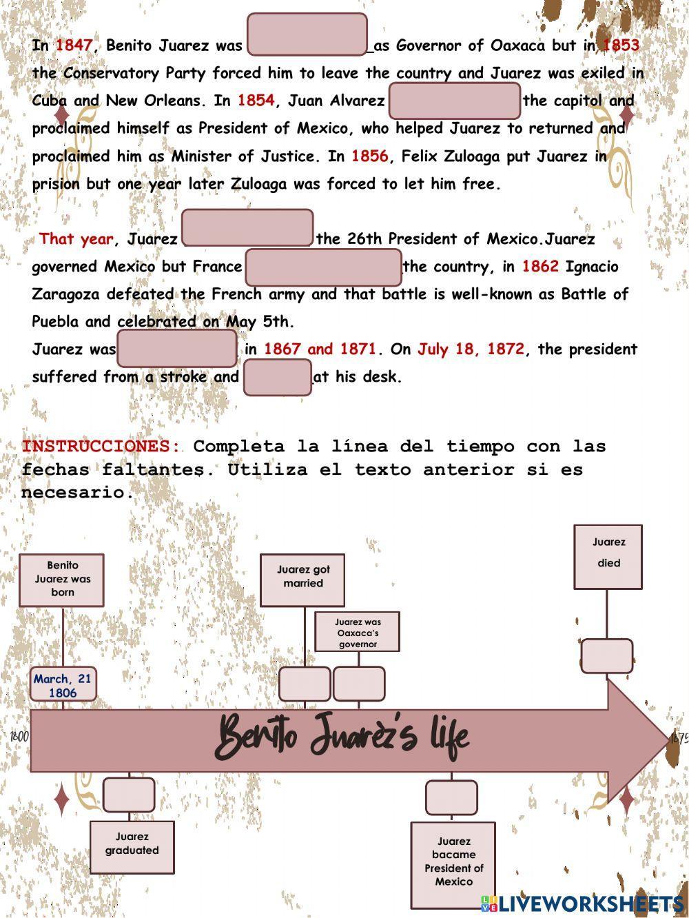 Benito Juarez-s Life