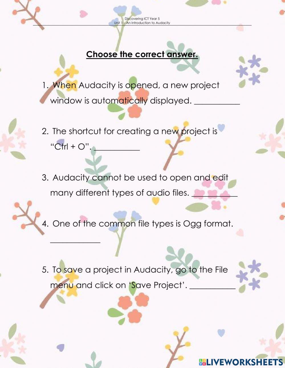 Getting Started in Audacity