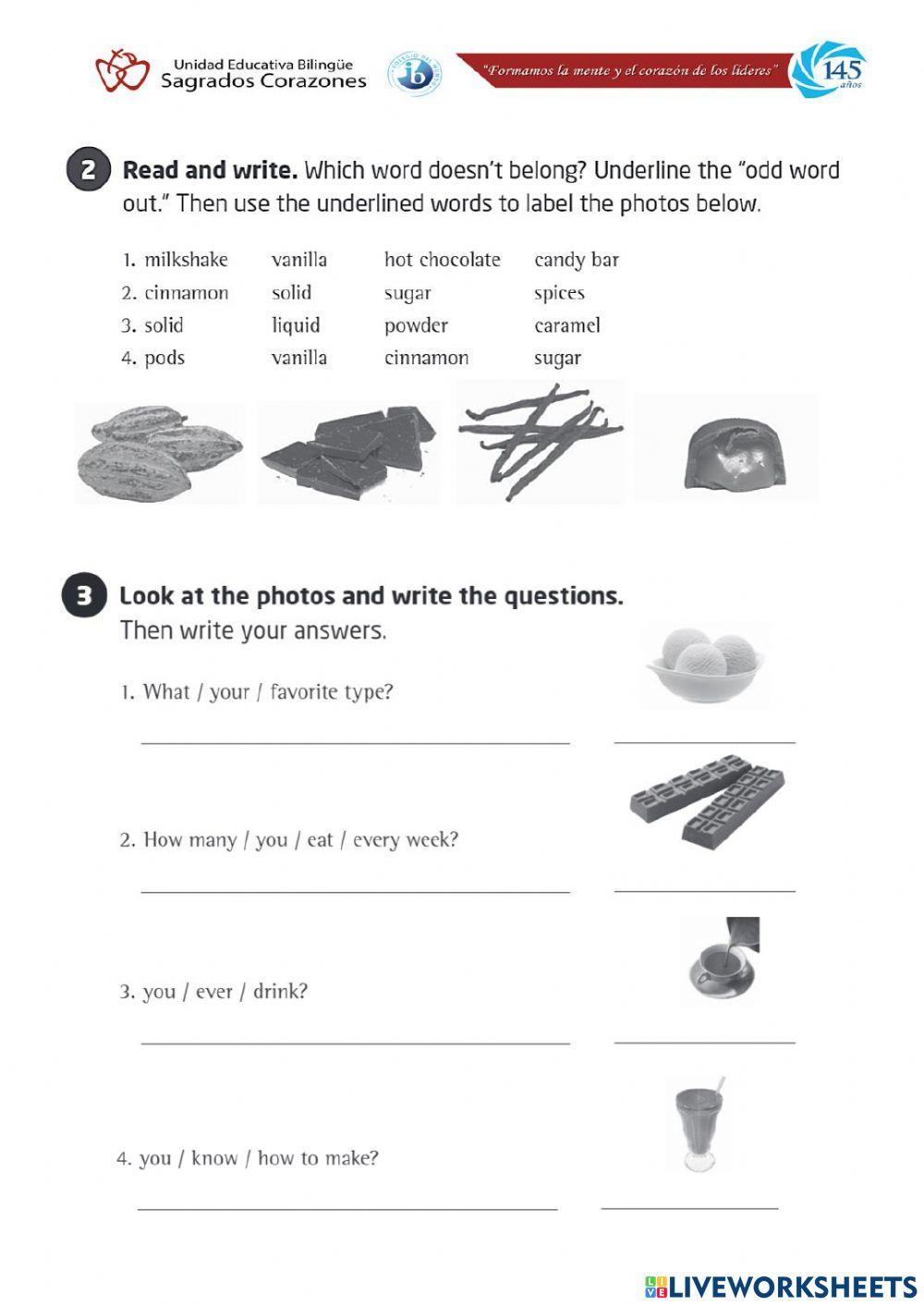 Chocolate Vocabulary