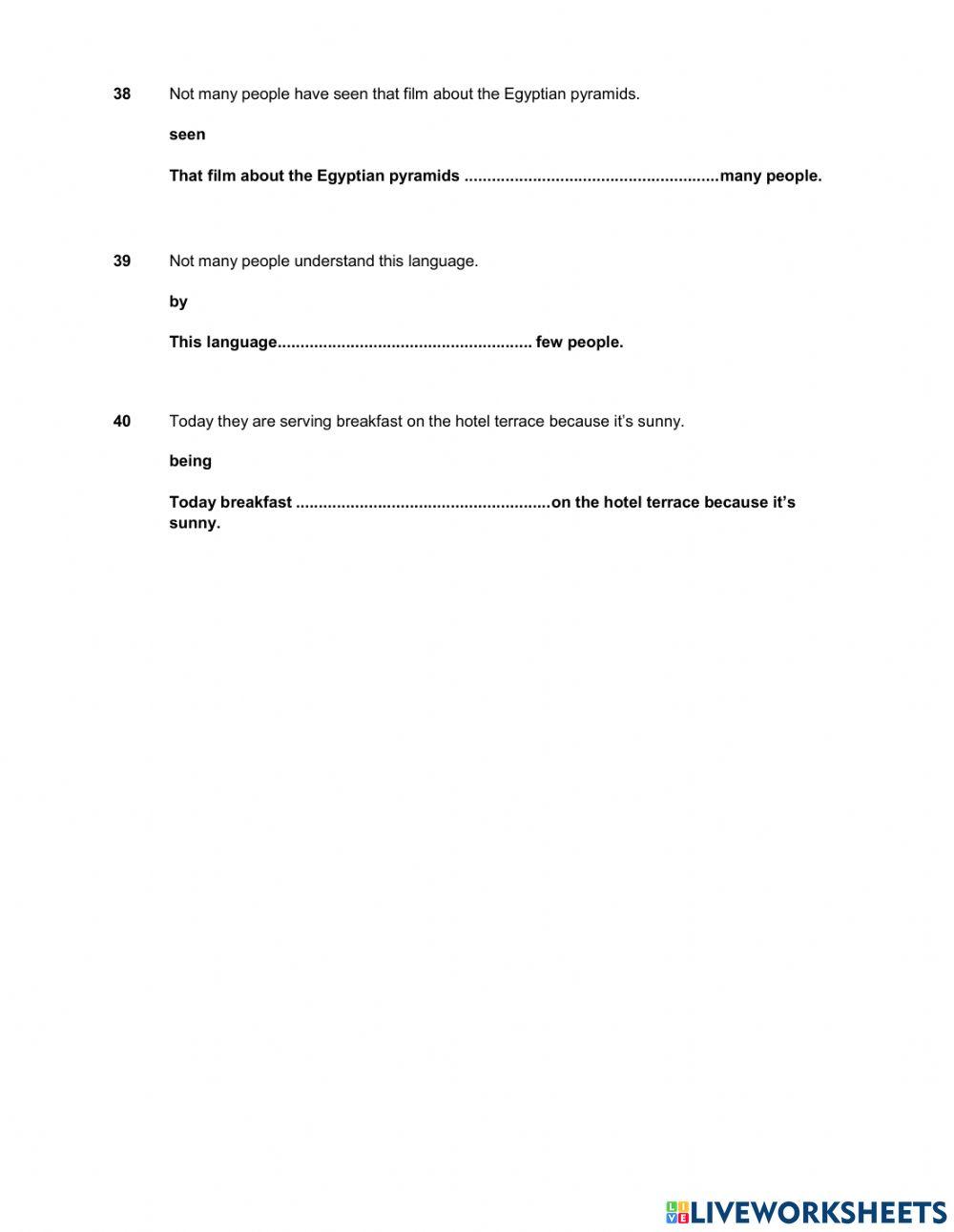 Cambridge engli free interactive worksheets 5281658