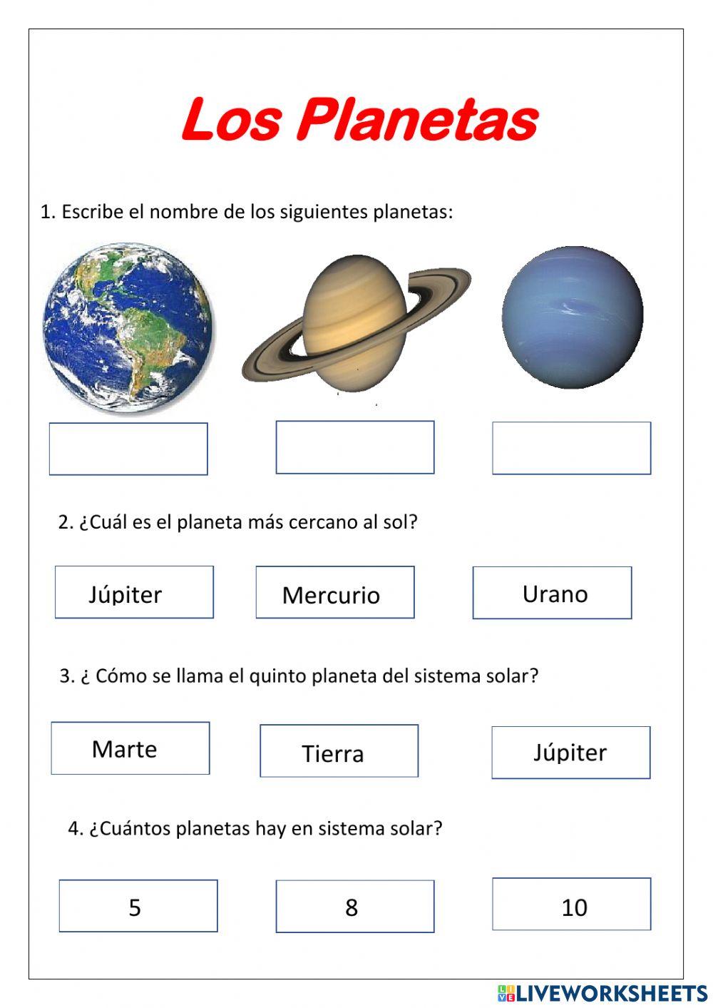 Los planetas