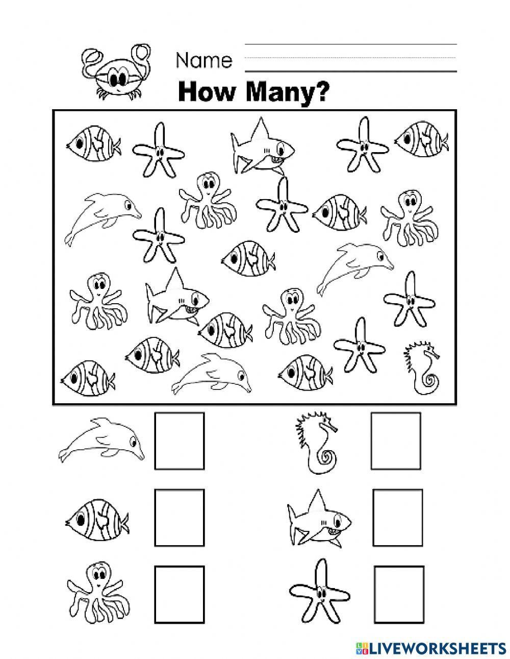How many - sea animals