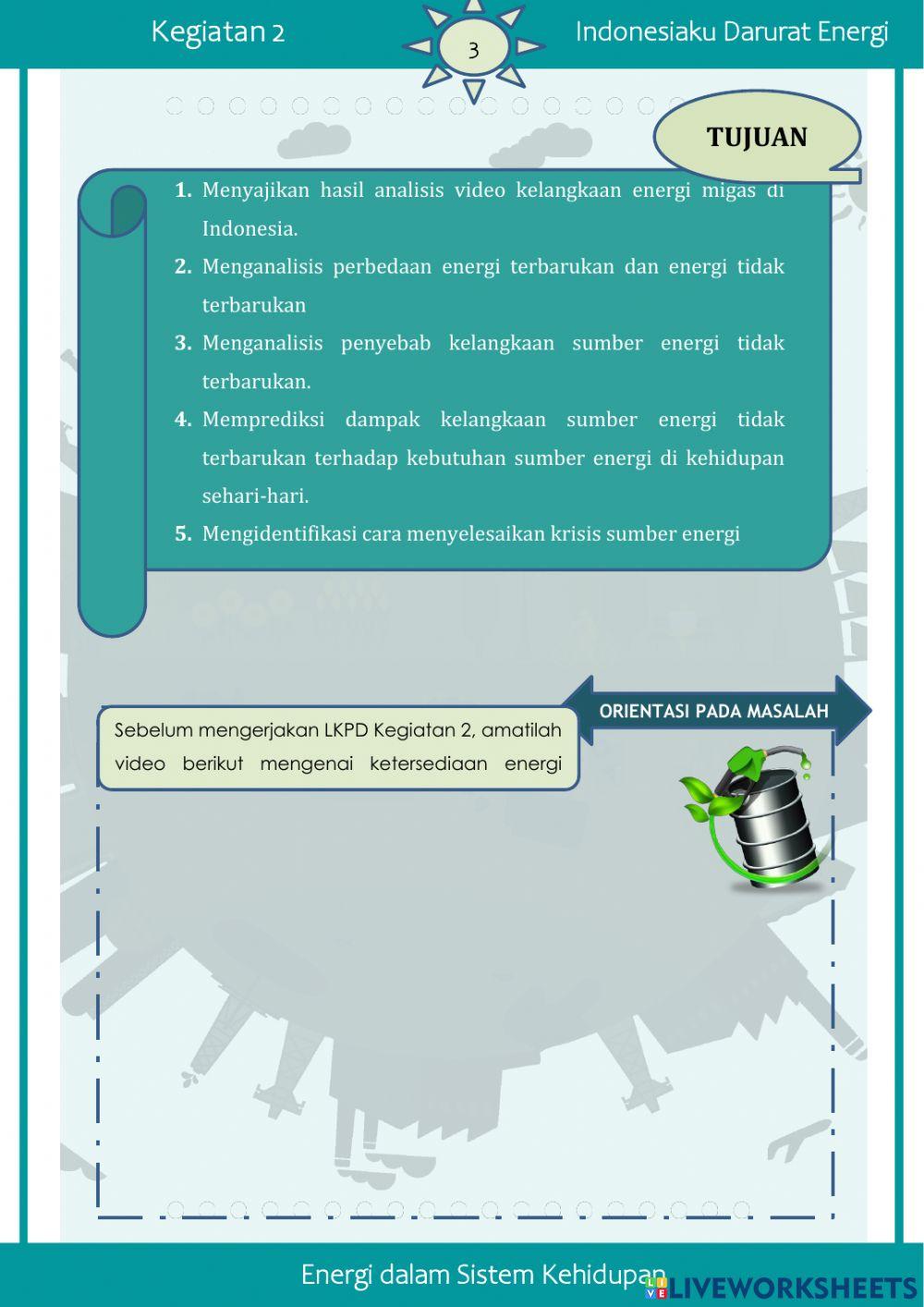 LKPD 2 Indonesiaku Darurat Energi