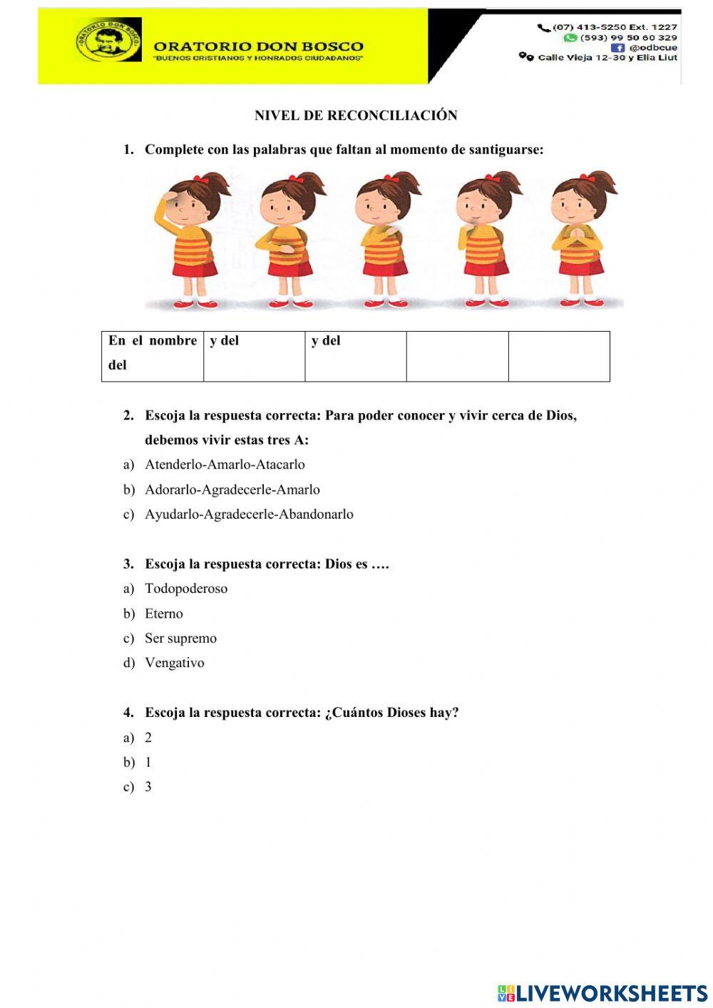 Evaluación reconciliación odb