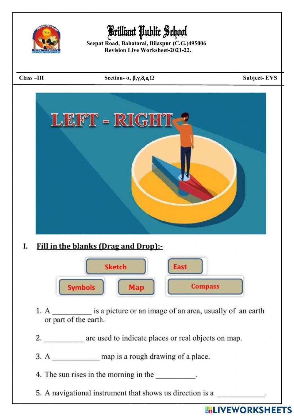L.W. Ch.23 Left-Right online exercise for | Live Worksheets