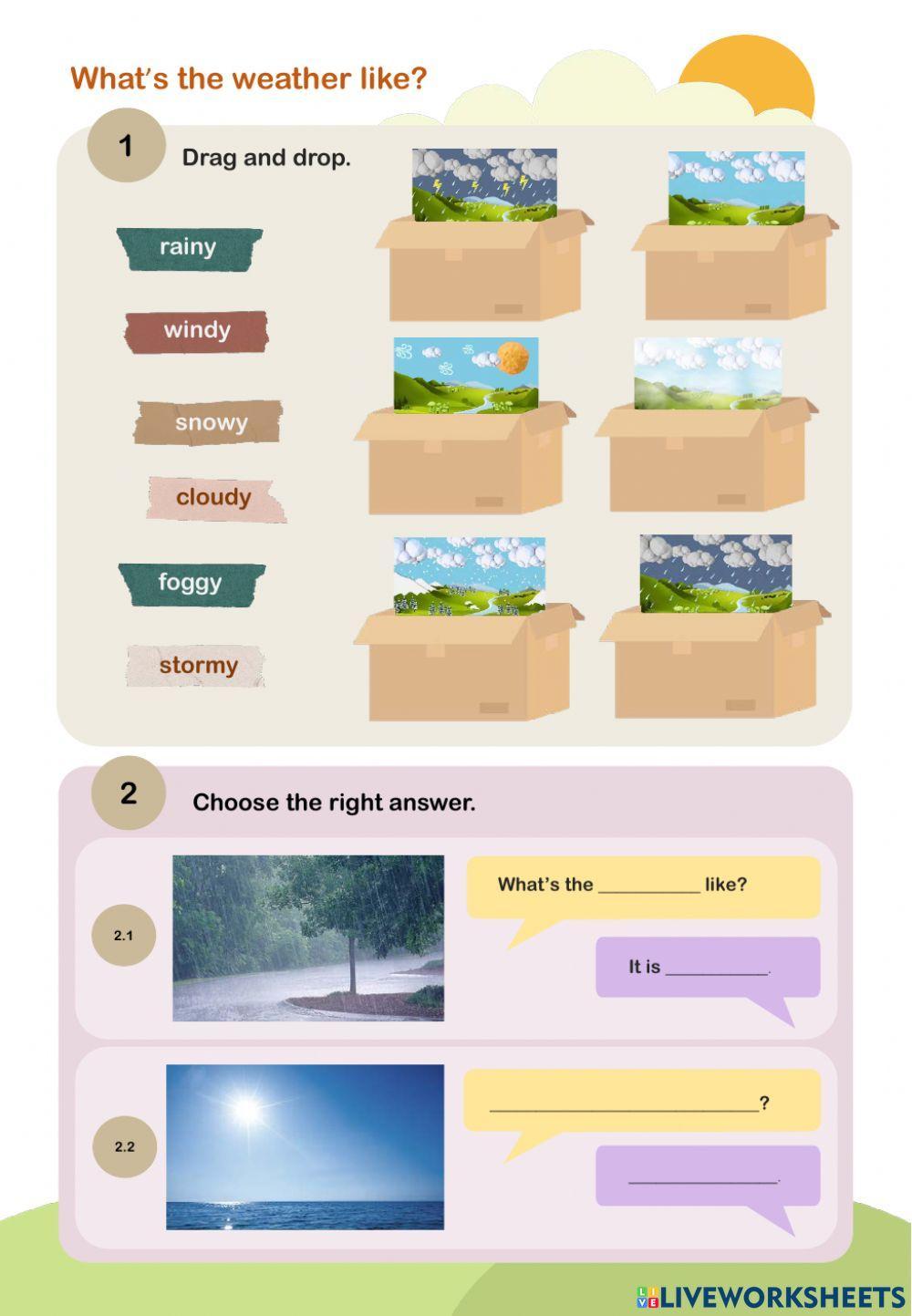 What's the weather like?