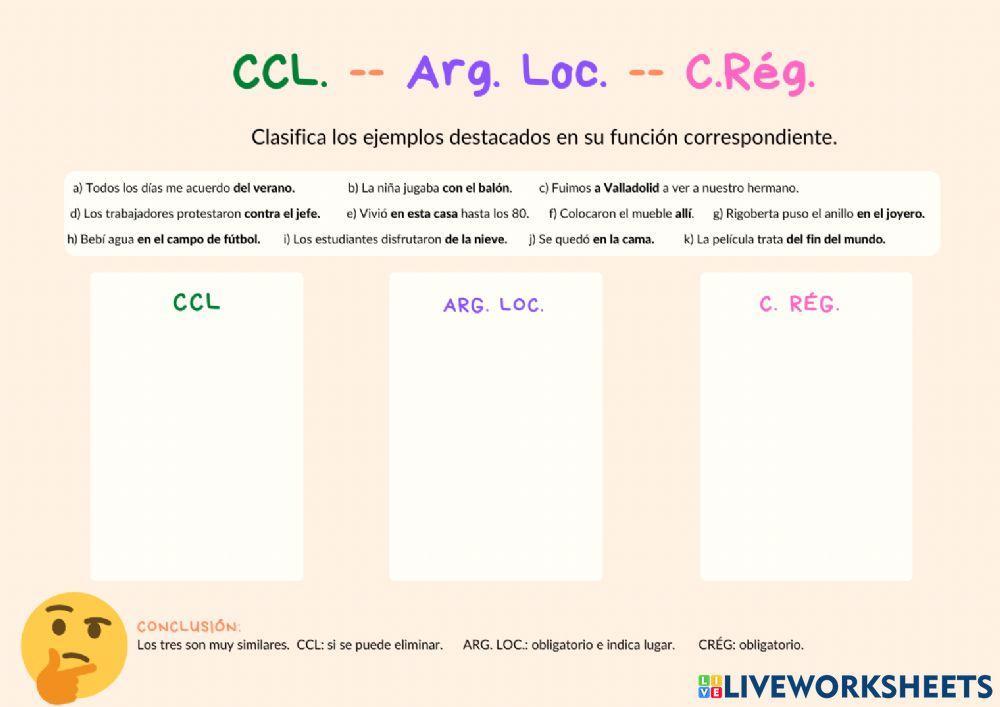 Funciones sintácticas 3º eso