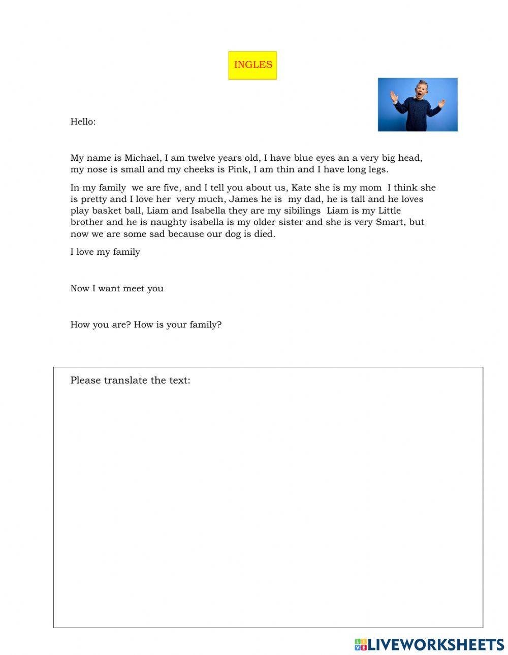 Traducir y responder