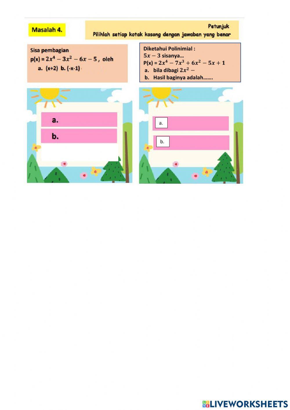 Pembagian polinomial