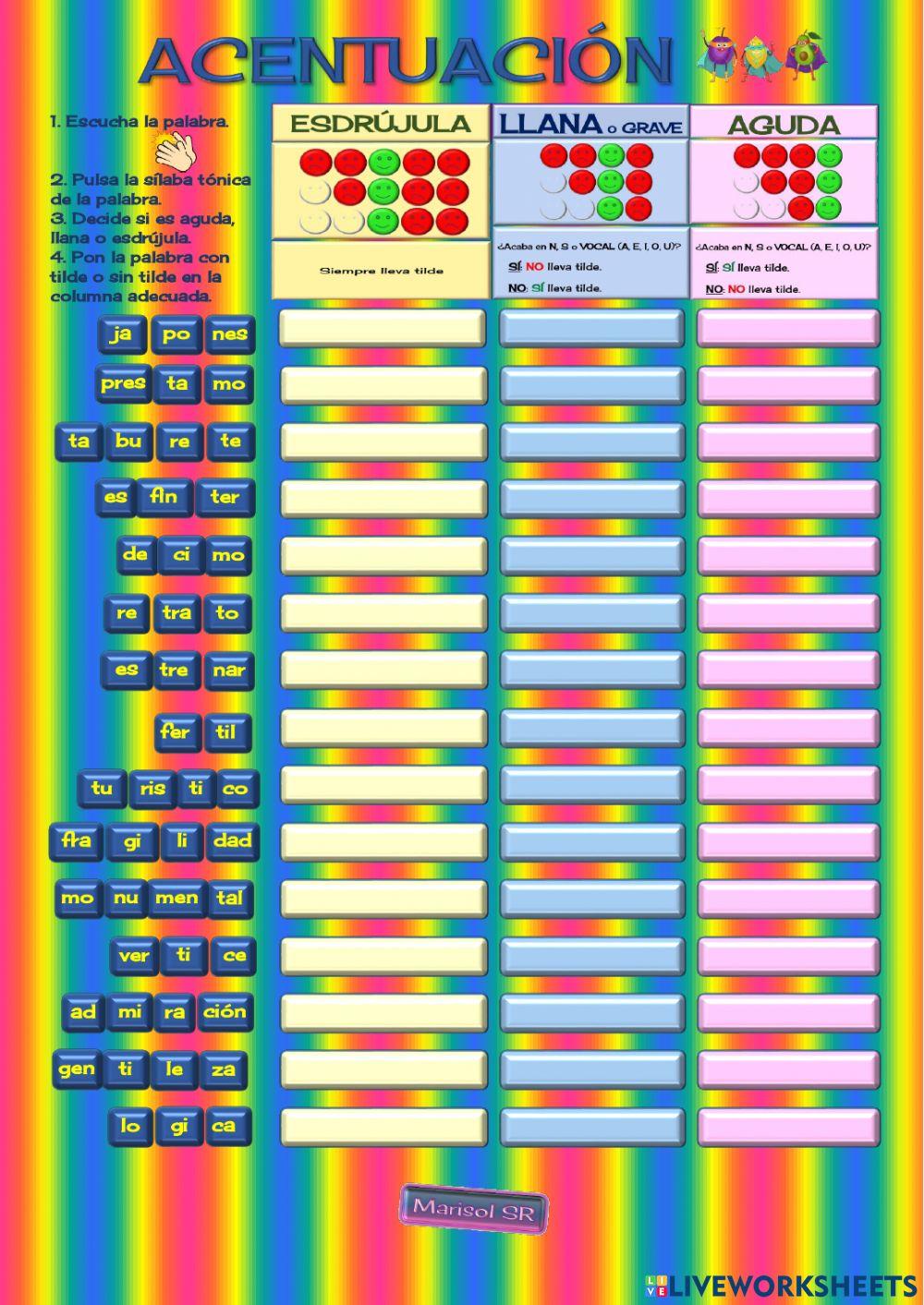 Acentuación 5 audio