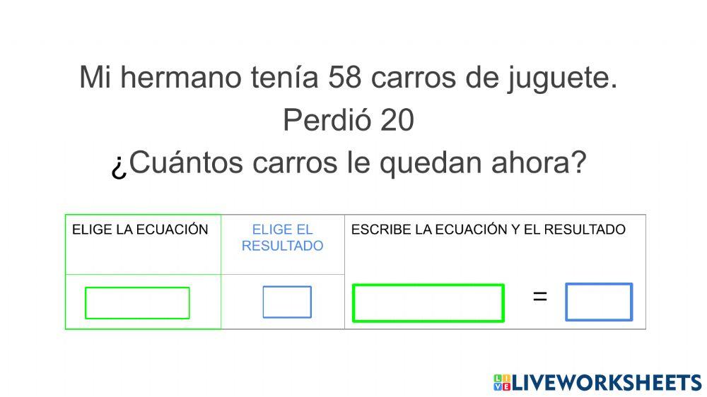 Problemas de suma y resta con múltiplos de 10