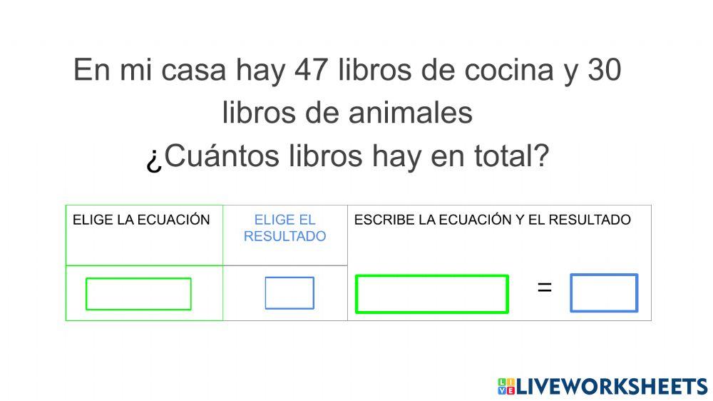 Problemas de suma y resta con múltiplos de 10