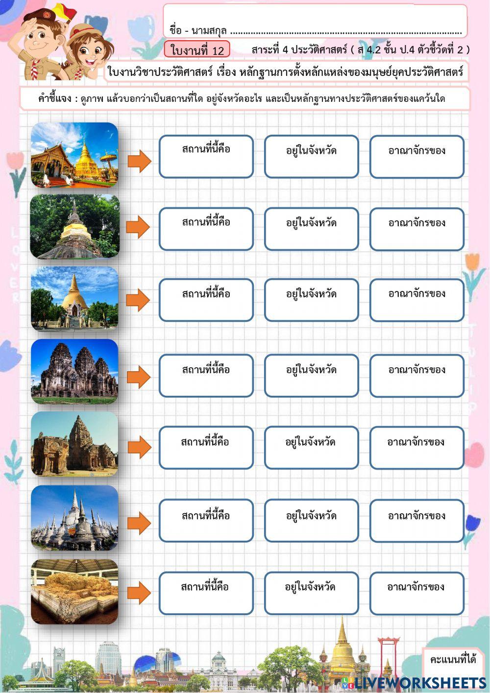 ใบงานที่ 12-P4 History