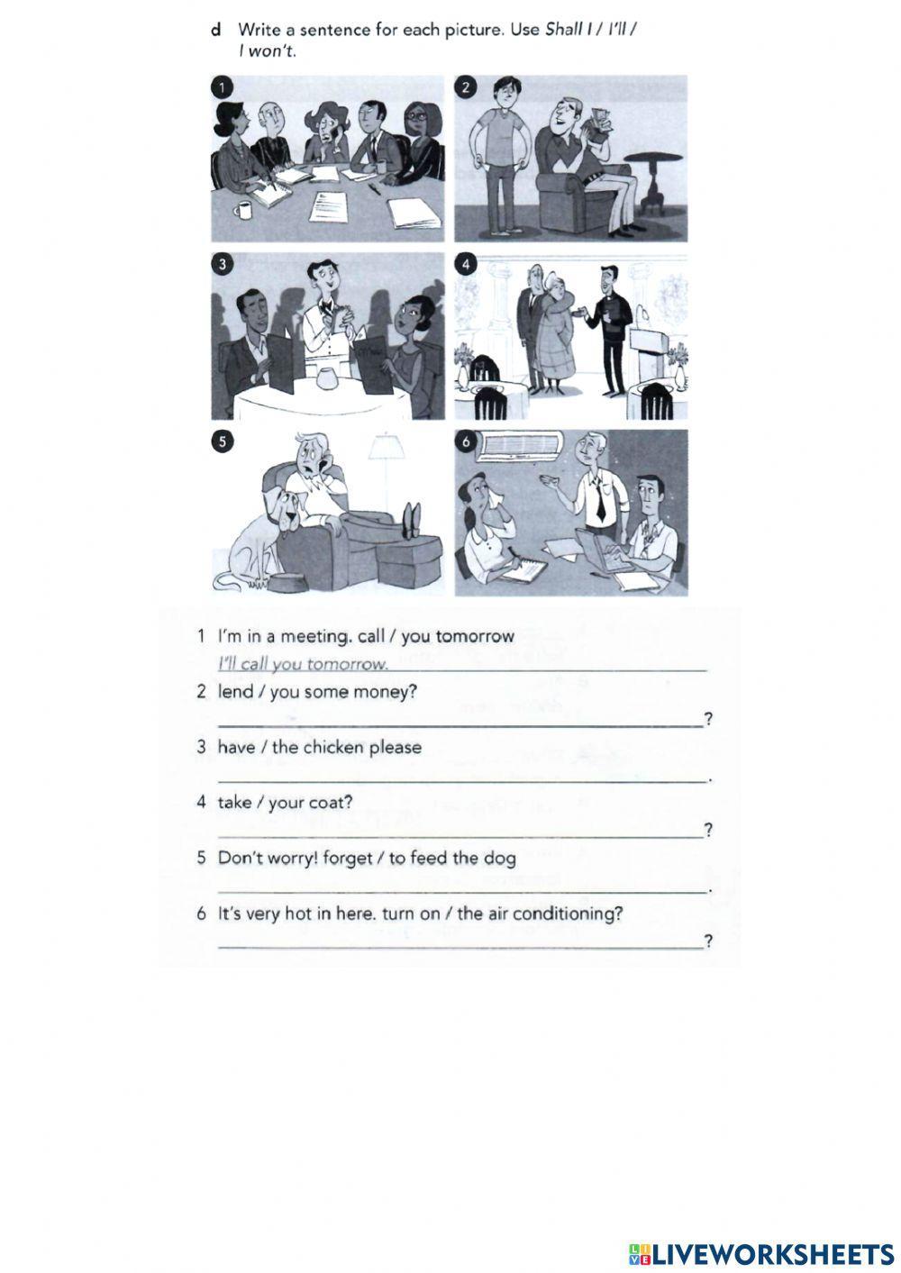 Will-won't-shall grammar