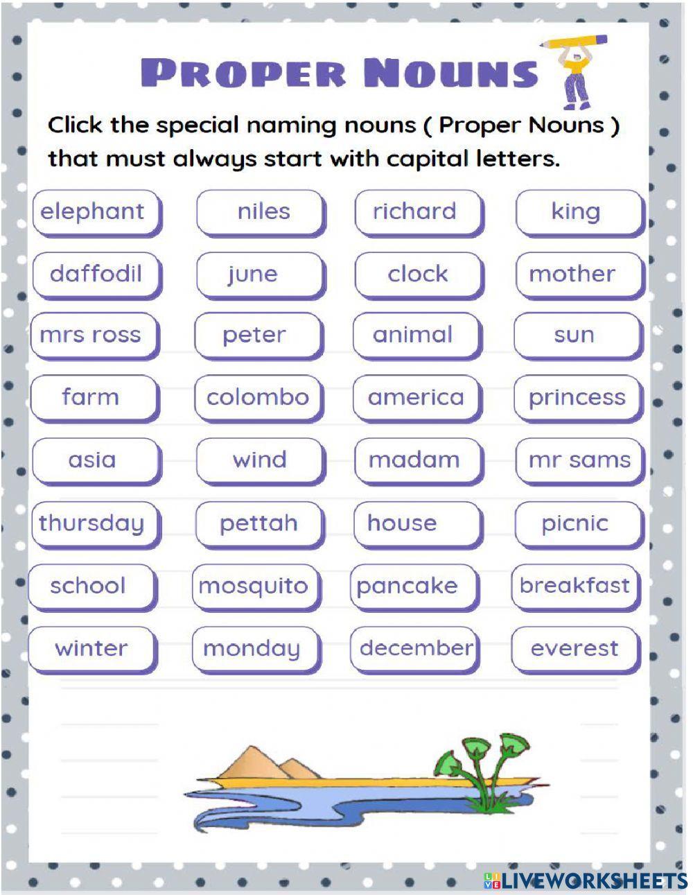 Proper Nouns