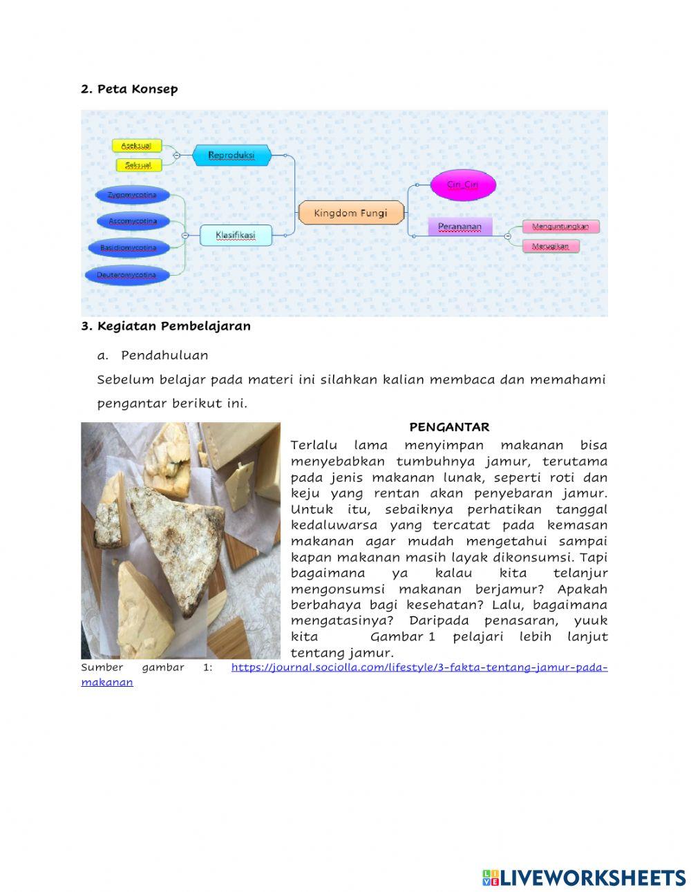 LKPD VII. 1 Kingdom Fungi