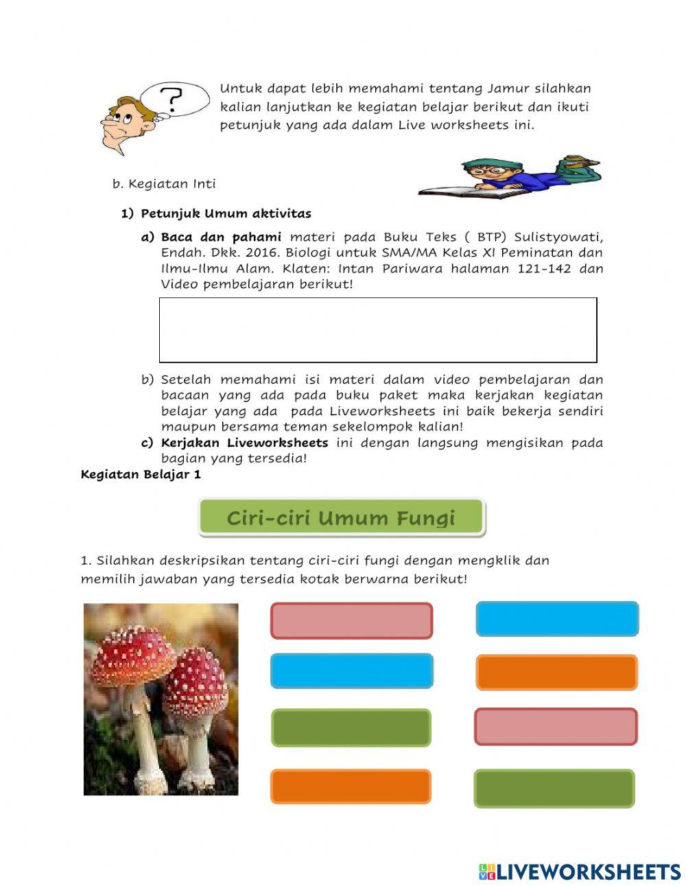 LKPD VII. 1 Kingdom Fungi