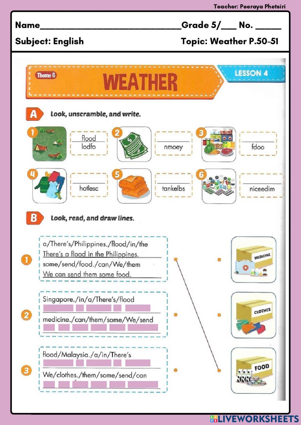 Eng5:Worksheet P.50-51