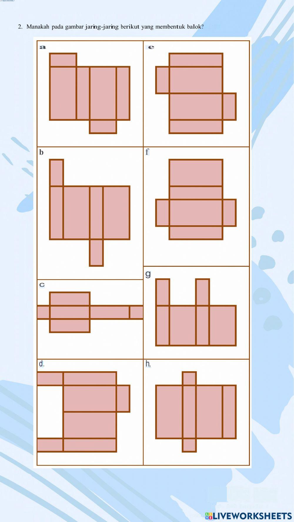 Jaring jaring kubus & balok