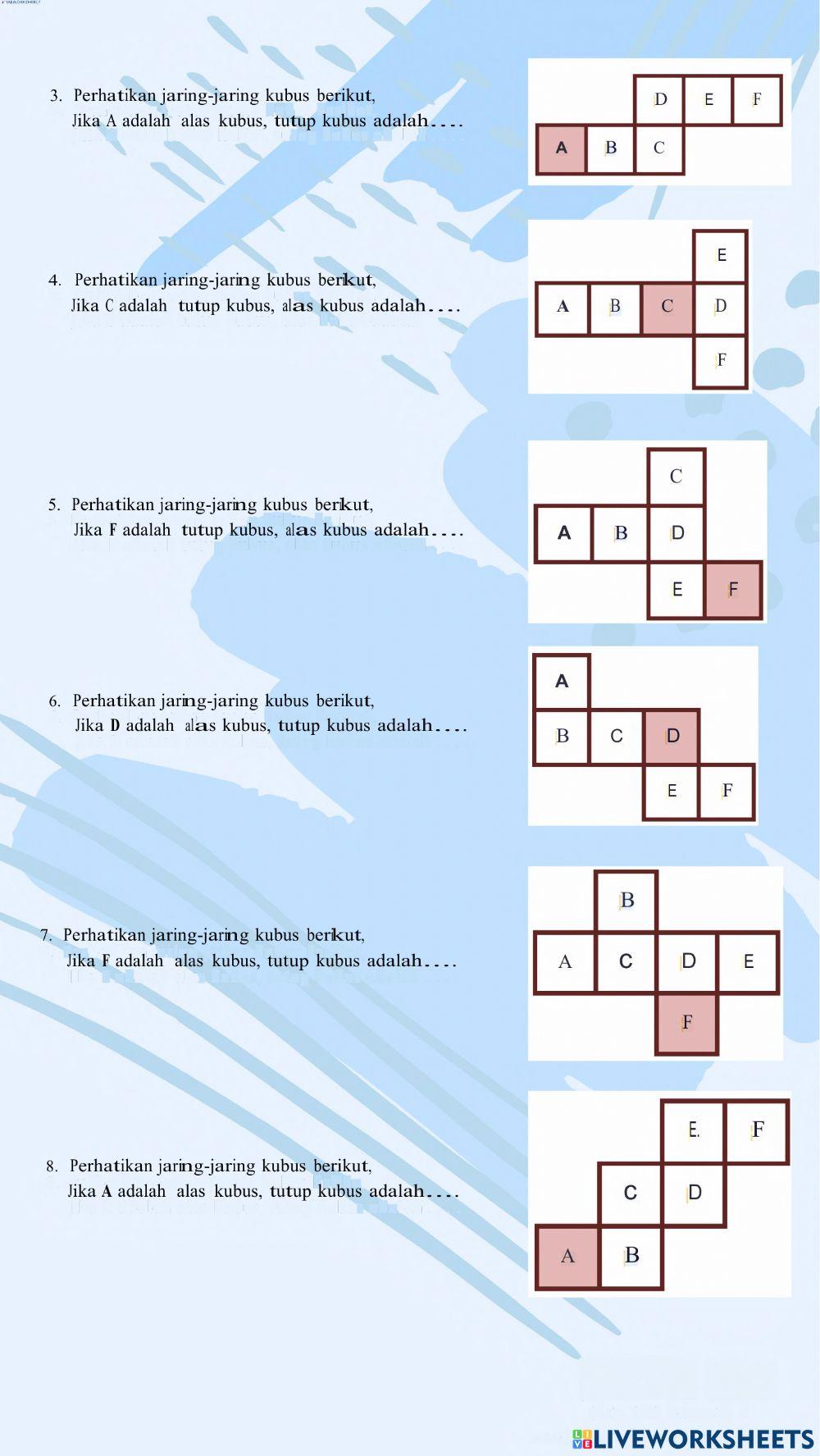 Jaring jaring kubus & balok