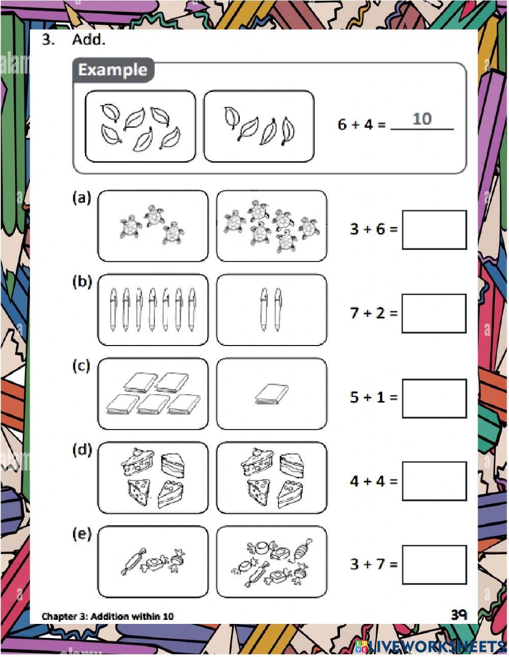 WB p37-39 Adding by Counting on WB p37-39 Adding by Counting on