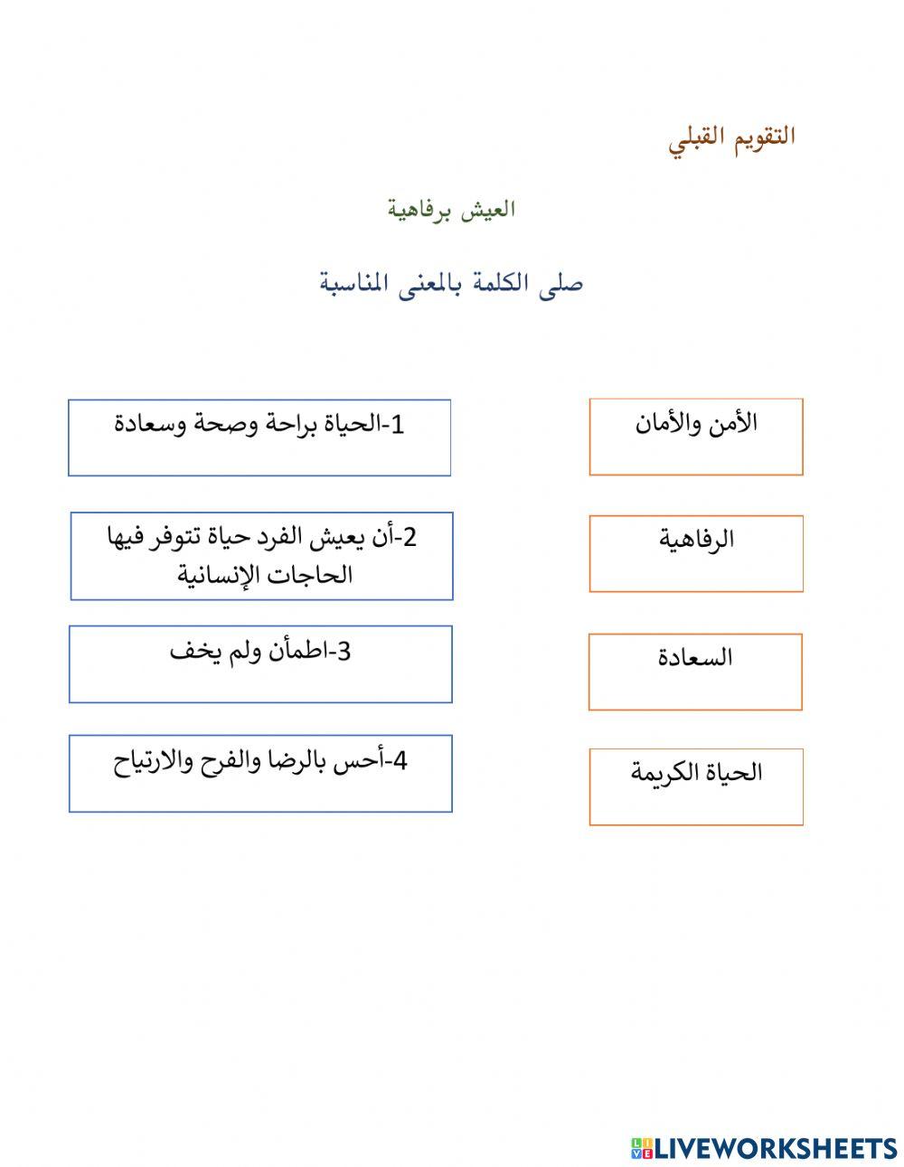 الحياة برفاهية