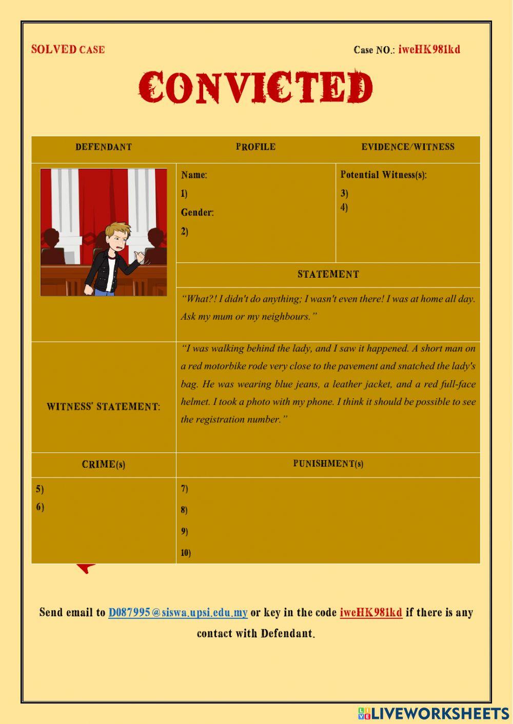 SHERLOCK SKILLS: Class 2