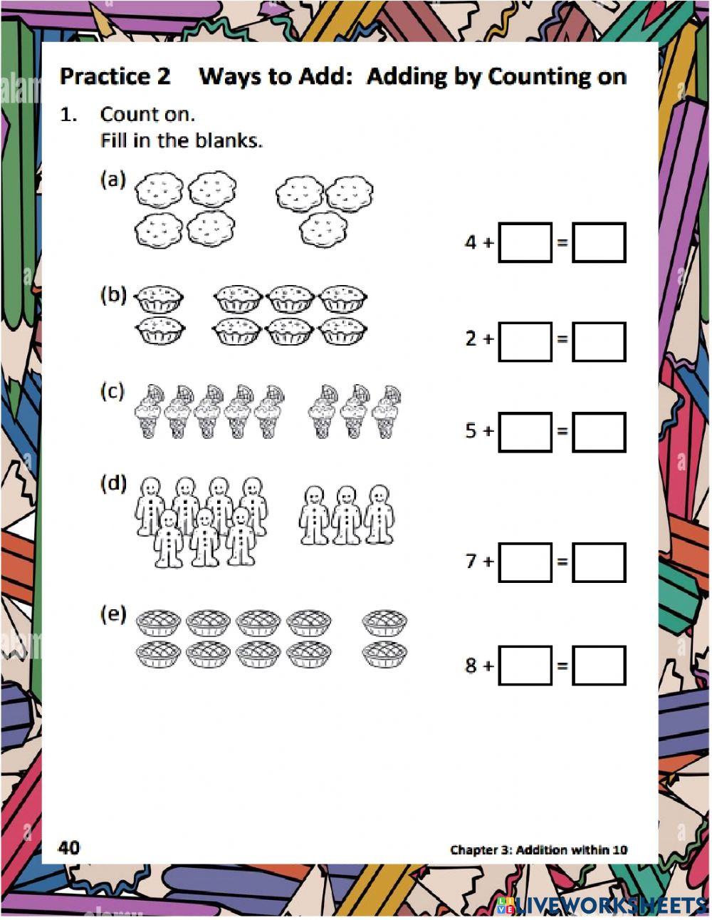1850713 | WB p40-42 Adding by counting on | Tahun1_SRPB |