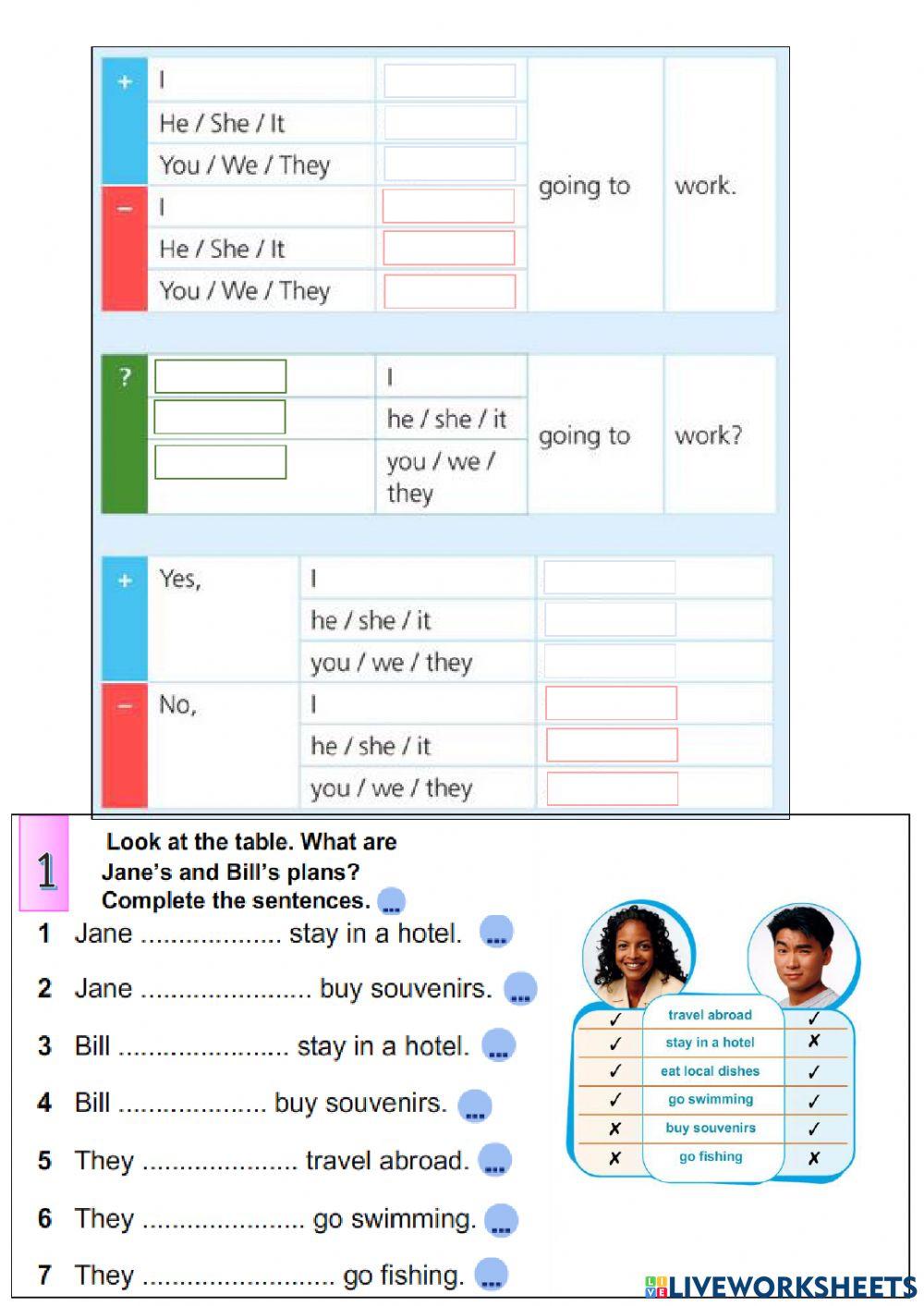 D8 Unit 8 Grammar is am are going to