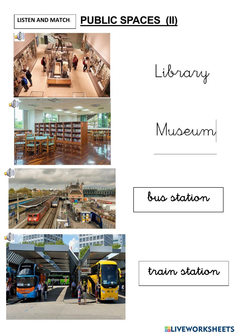 Places in a city (2)