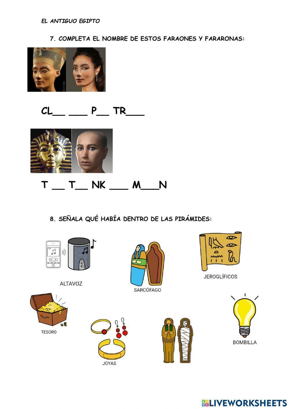 Repaso Antiguo Egipto