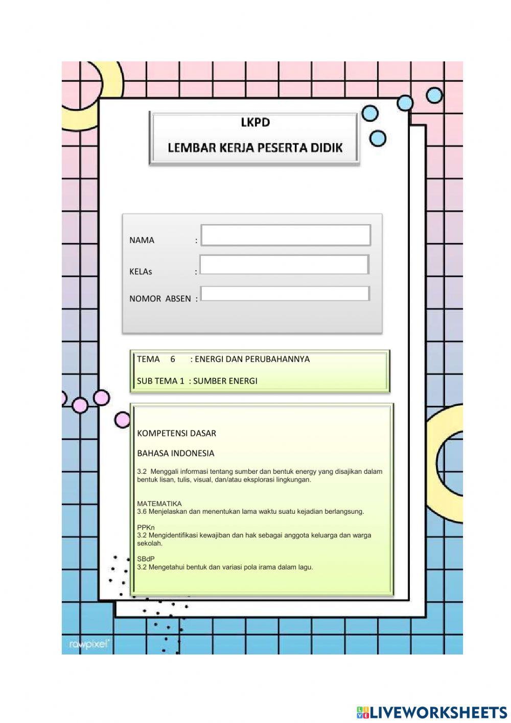 Energi dan perubahannya