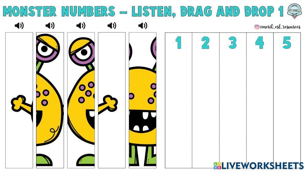 Monster Numbers 1 Monster Numbers 1