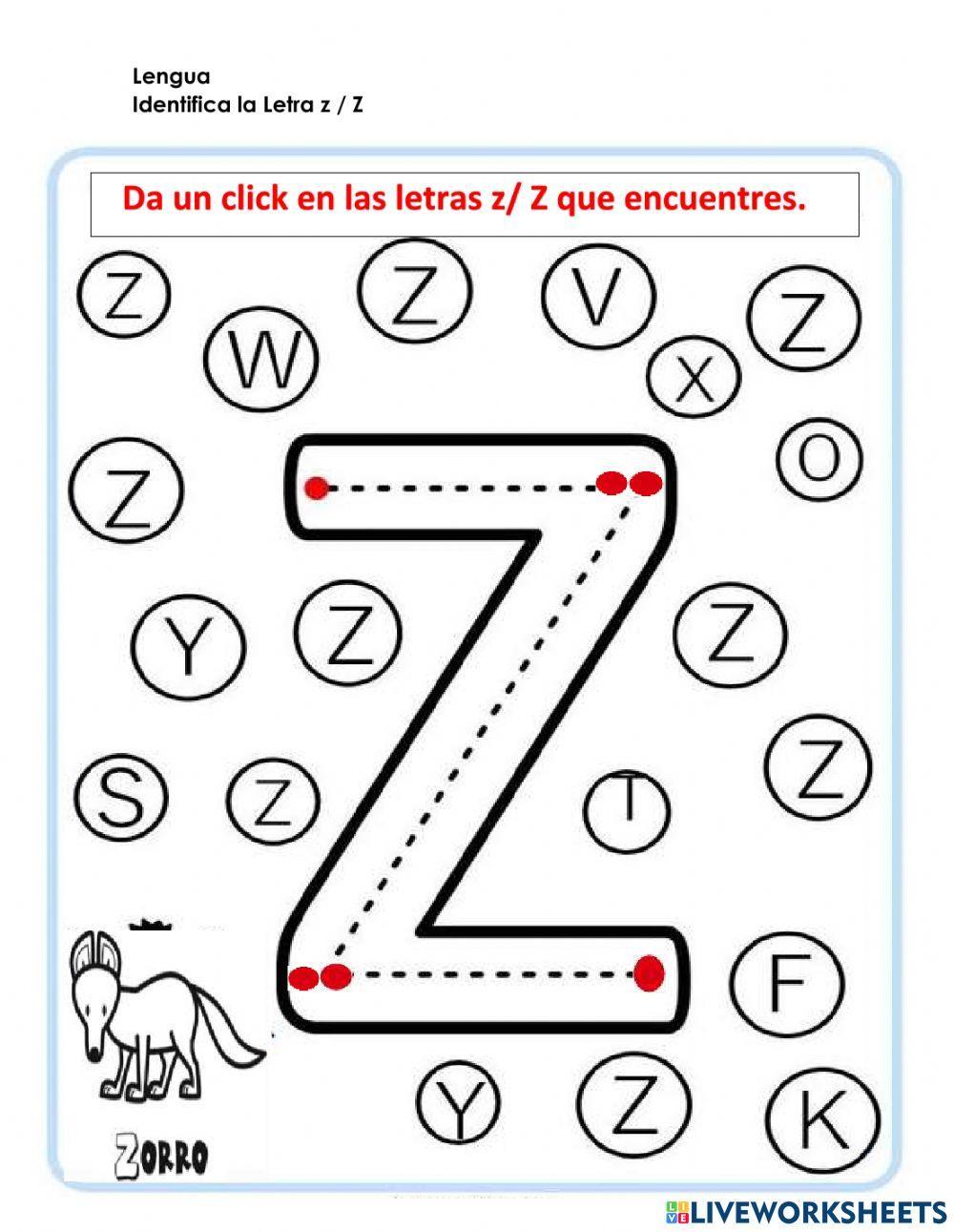 Letra z- Z Letra z- Z