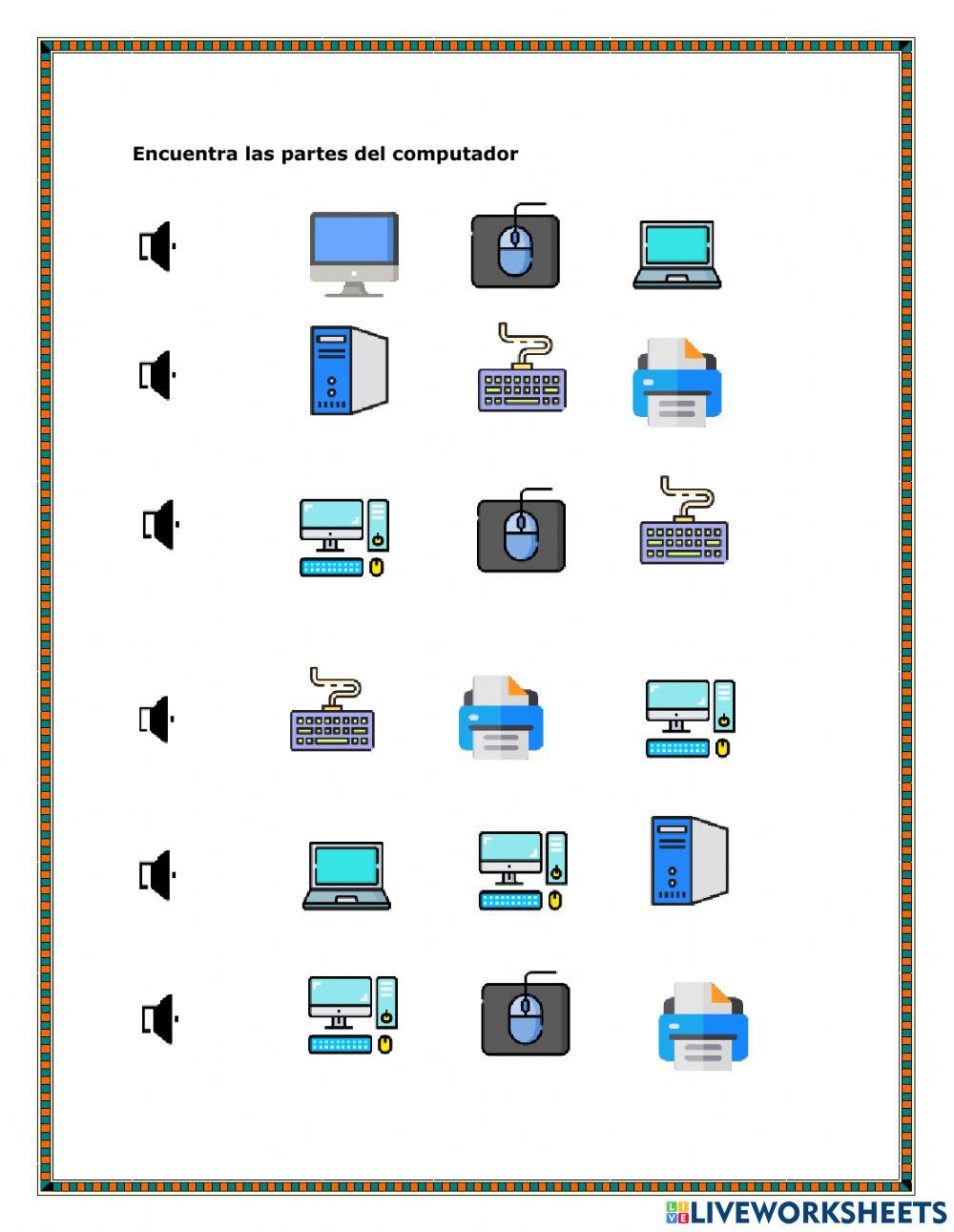 Partes del Computador