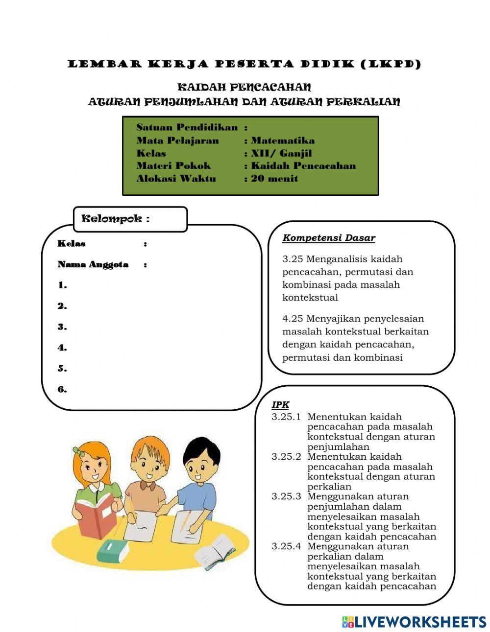 Aturan penjumlahan dan perkalian