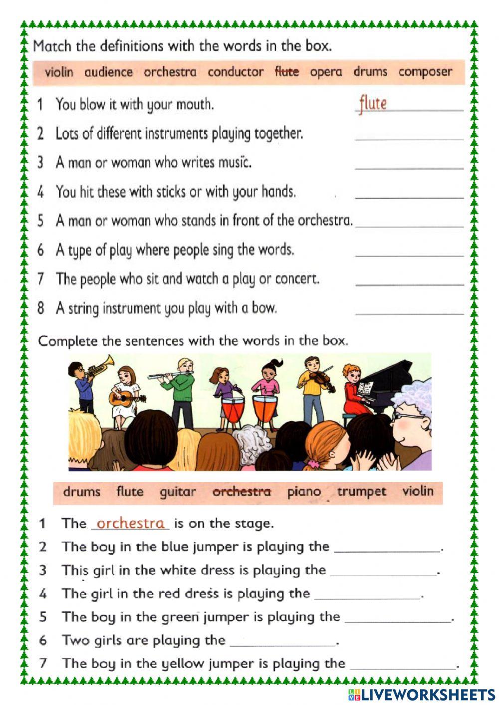 R&W Unit 2 Making music Part 2