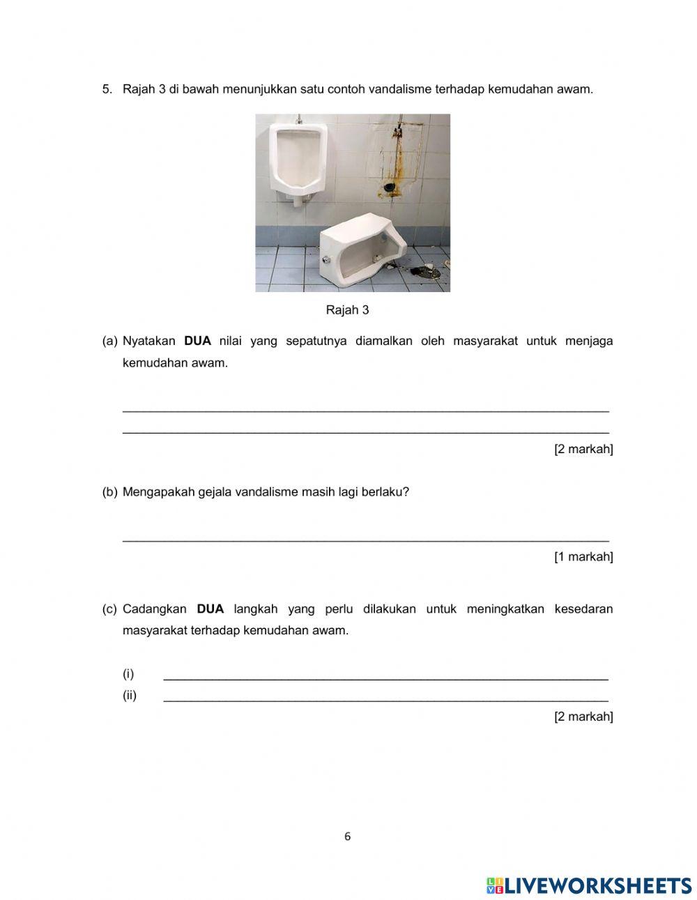 CHECK POINT AKHIR TAHUN PENDIDIKAN MORAL TINGKATAN 1