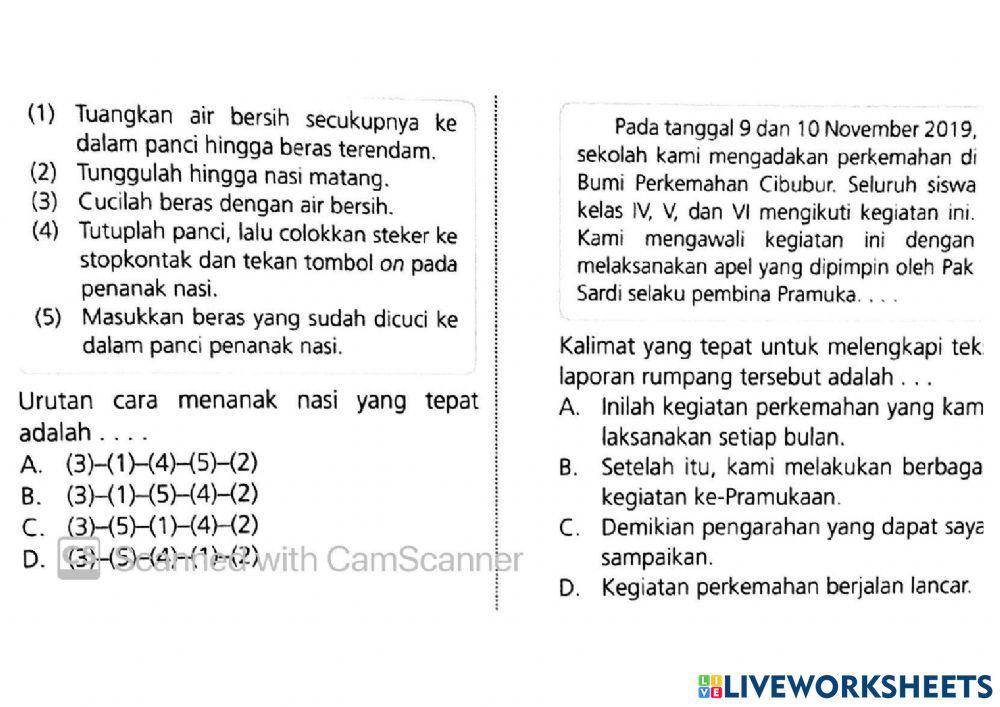 Senin 7 februari - bahasa indonesia