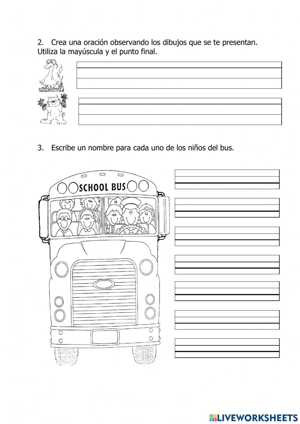 Mayúscula y punto final