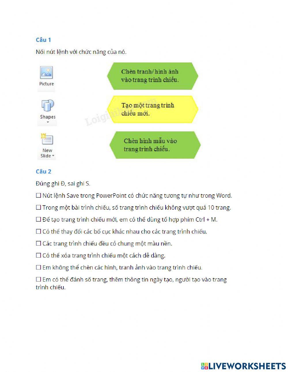 Thiết kế bài trình chiếu