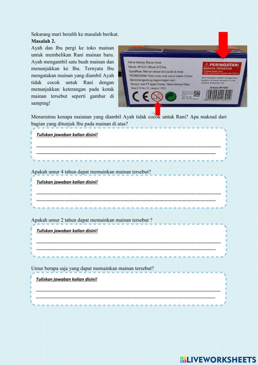 LKPD Prtd Linear Satu Variabel