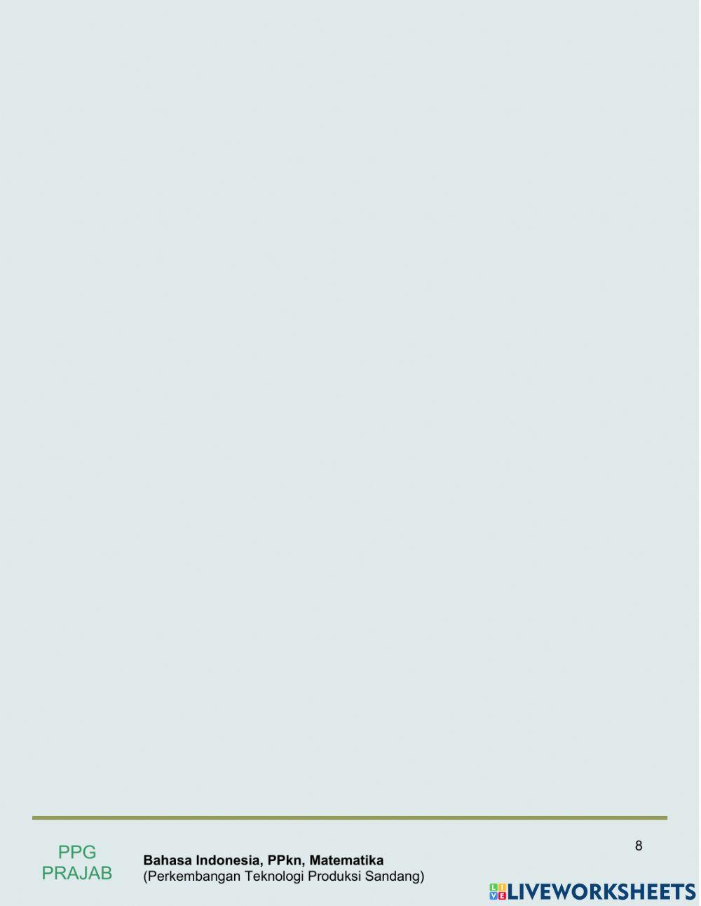 Perkembangan teknologi produksi sandang