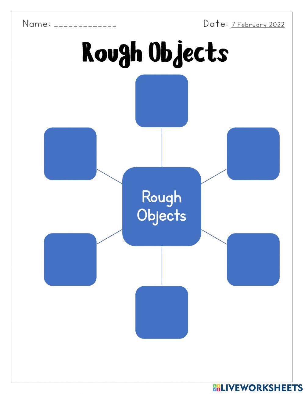 Rough And Smooth Objects Worksheets Rough And Smooth Objects Worksheets