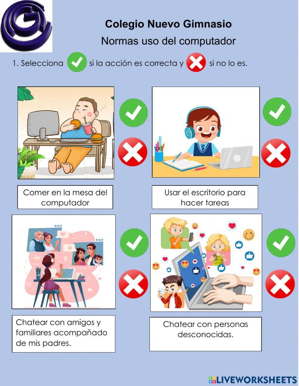 Normas del uso del computador