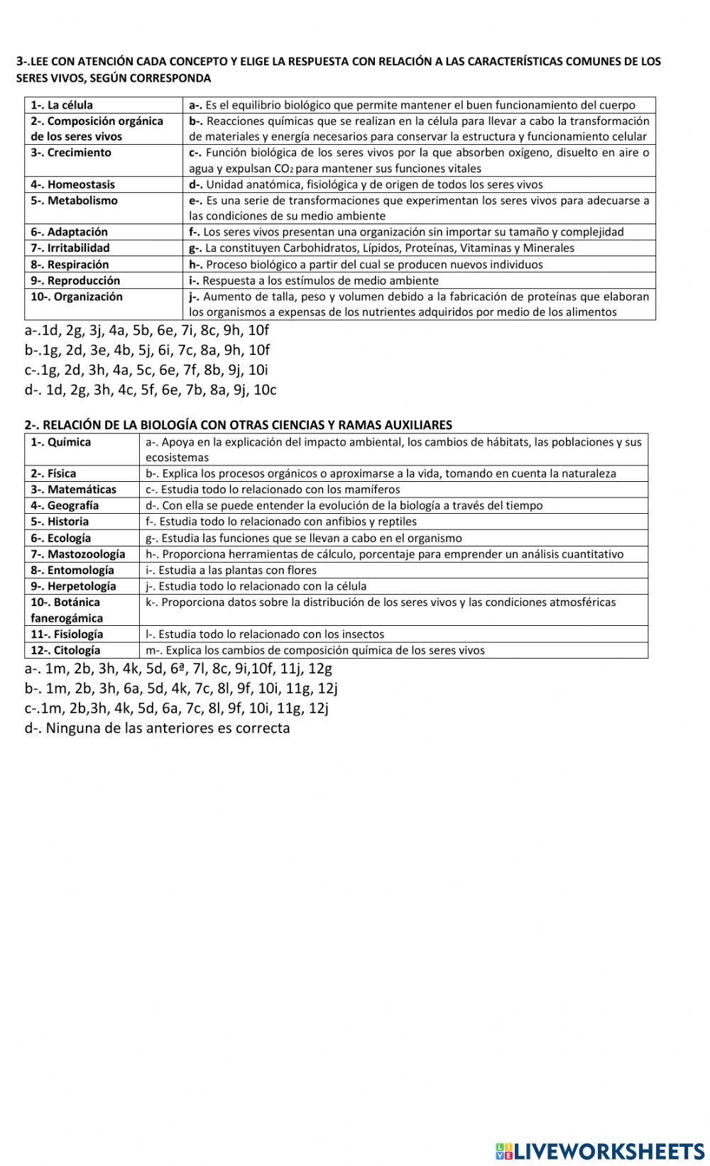 Biologia como ciencia y sus bases