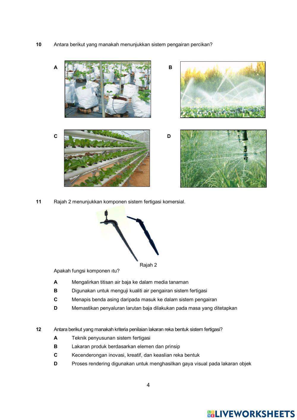 Ujian Pentaksiran RBT Tingkatan 1