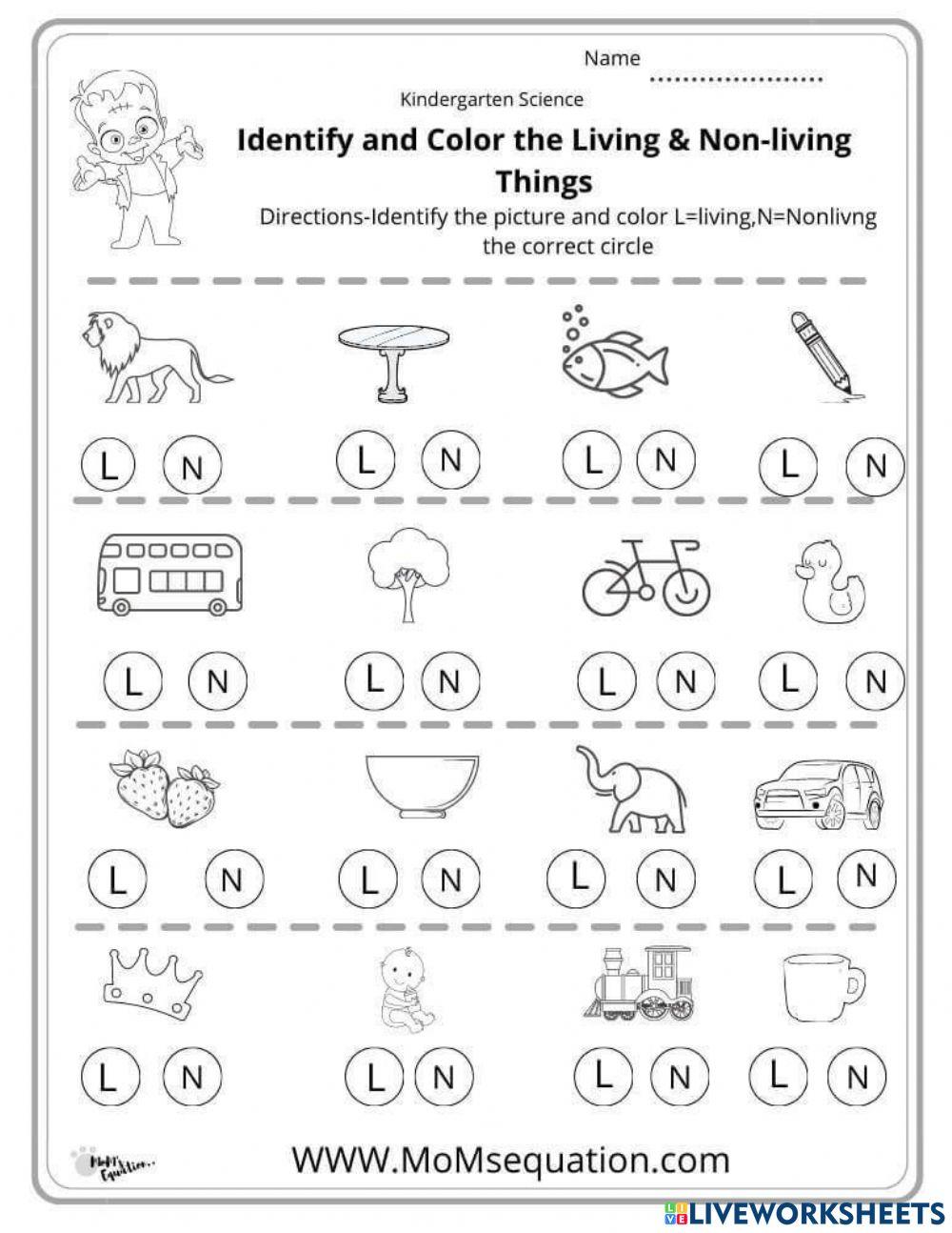 Living and non-living